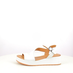 K.MARY GALY<br>CUIR LISSE BLANC BOUCLE