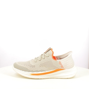 SKECHERS 210810<br>TOILE BEIGE LACET