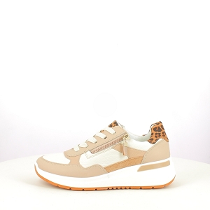  1257702.16<br>CUIR LISSE ECRU LACET ZIP