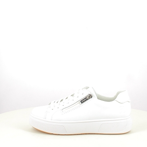  M7701.80<br>CUIR LISSE BLANC LACET ZIP