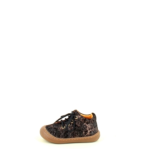  REINE<br>CUIR VELOURS NOIR LACET