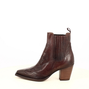 MURATTI MEHDI<br>CUIR LISSE MARRON ZIP