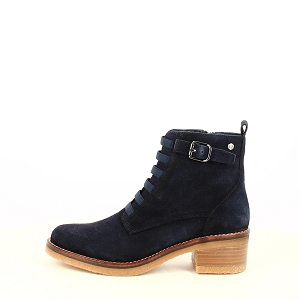 DORKING D8868<br>CUIR VELOURS MARINE ZIP