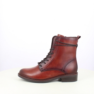 REMONTE D2W80.24 <br> CUIR LISSE COGNAC LACET ZIP