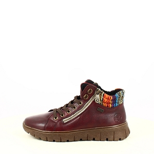 RIEKER N1305.35<br>TEX BORDEAUX LACET ZIP