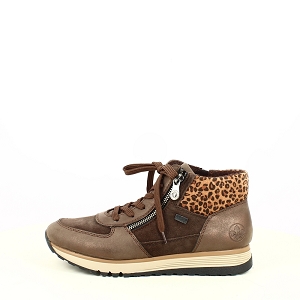 RIEKER 49040.24<br>SYNTHETIQUE MARRON LACET ZIP