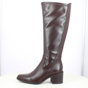  ELETTRA<br>CUIR LISSE MARRON ZIP