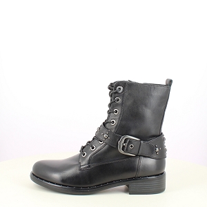  ROXANA 51<br>CUIR LISSE NOIR LACET ZIP