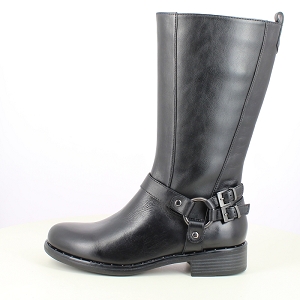 ROXANA 52<br>CUIR LISSE NOIR LACET ZIP