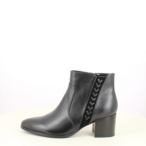  TAYLOR 47<br>CUIR LISSE NOIR ZIP