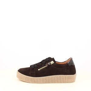GABOR 6010.02.005<br>CUIR VELOURS MARRON LACET ZIP