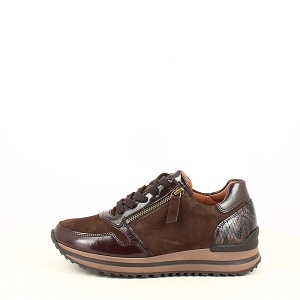  6021.01<br>CUIR VELOURS MARRON LACET ZIP