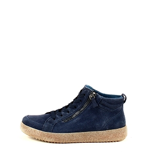 ARA 1237908<br>CUIR VELOURS MARINE LACET ZIP