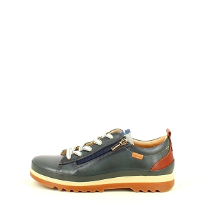  VIGO W3W 6979<br>CUIR LISSE MARINE LACET ZIP