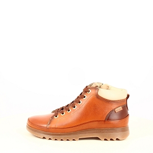  VIGO W3W 8825C1<br>CUIR LISSE COGNAC LACET ZIP