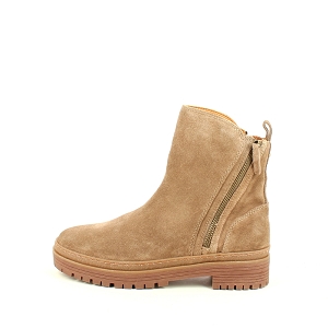  VALE<br>CUIR VELOURS TAUPE ZIP