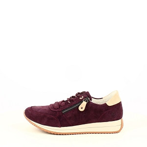  D0H19<br>CUIR VELOURS BORDEAUX LACET ZIP