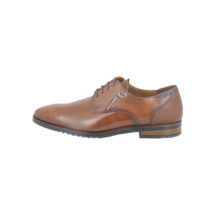 Lloyd lacet deno cuir lisse cognac lacet