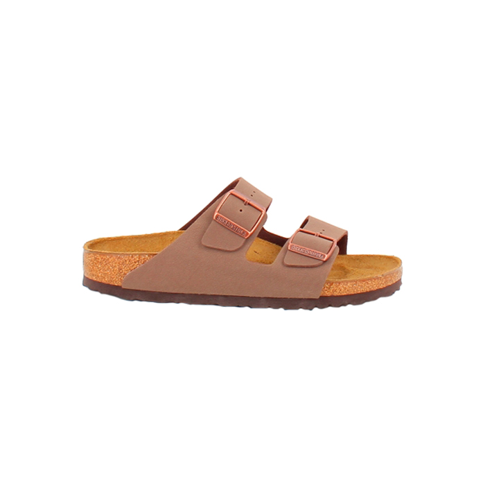 Birkenstock sandale arizona nubuck marron boucle