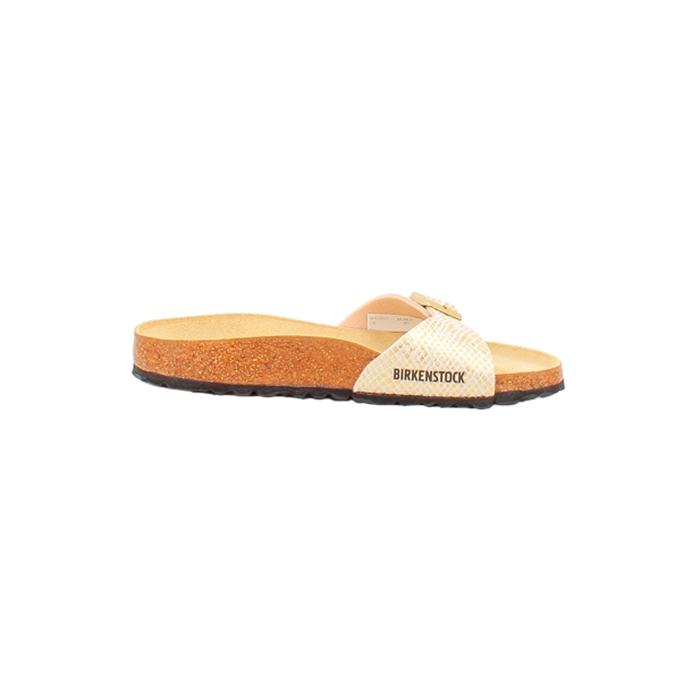 Birkenstock sandale madrid cuir lisse or boucle1238203_3