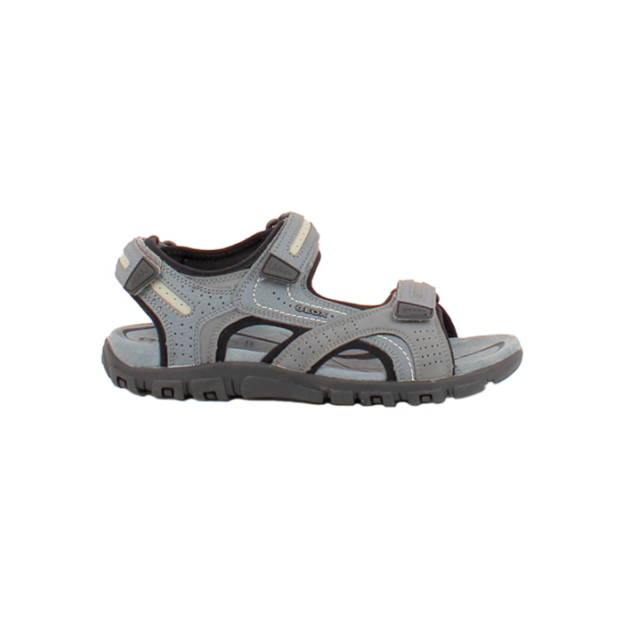 Geox sandale u8224d multi matiere gris scratch