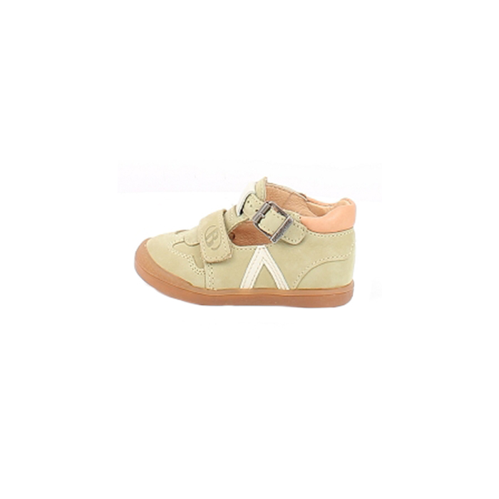 Babybotte debout pongo nubuck vert boucle