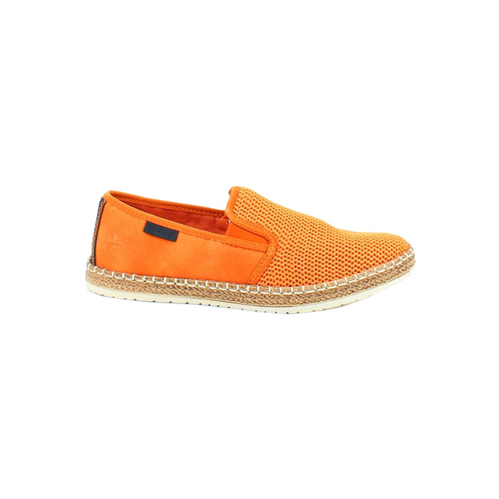 Rieker mocassin b5265.14 multi matiere orange