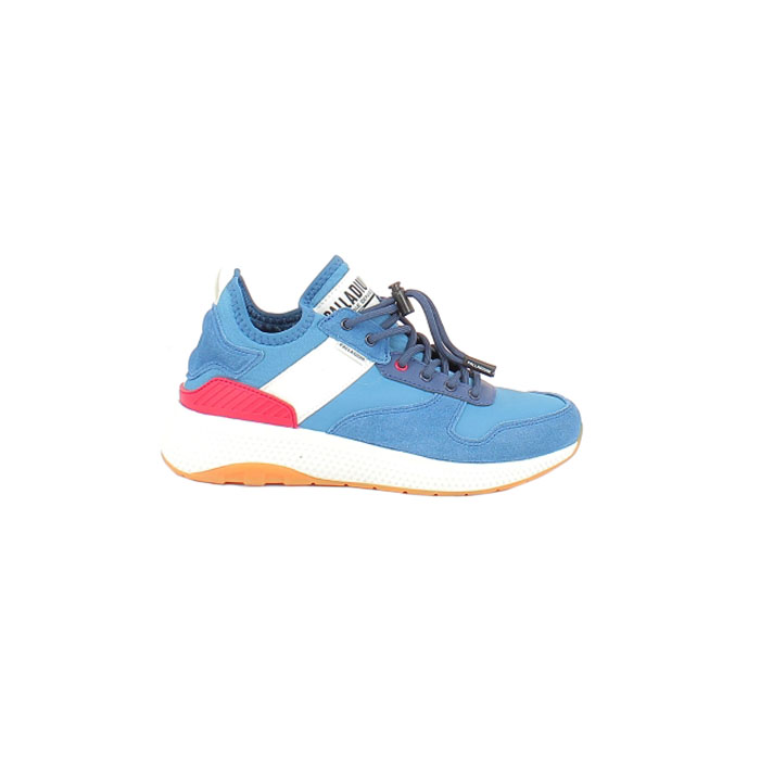 Palladium garcon axeon ar multi matiere bleu lacet