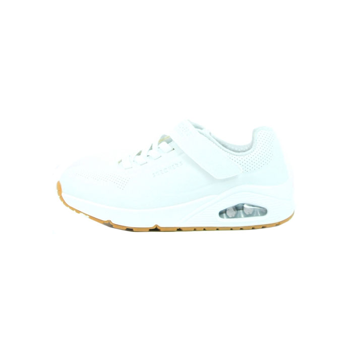 Skechers fille 403673 l multi matiere blanc scratch