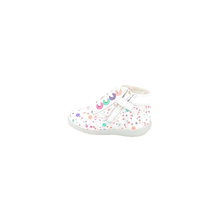 Kickers debout bonzip2 multi imprime blanc lacet zip1461001_3