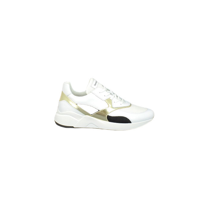 Nero giardini basket 10610.707 cuir lisse blanc lacet1467201_3
