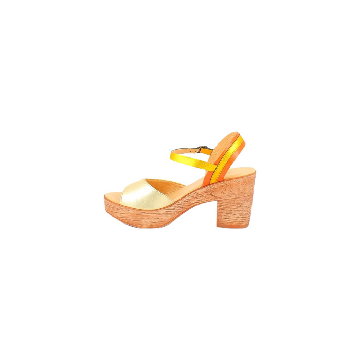 Mkd sandale nogar cuir lisse jaune boucle1468401_3
