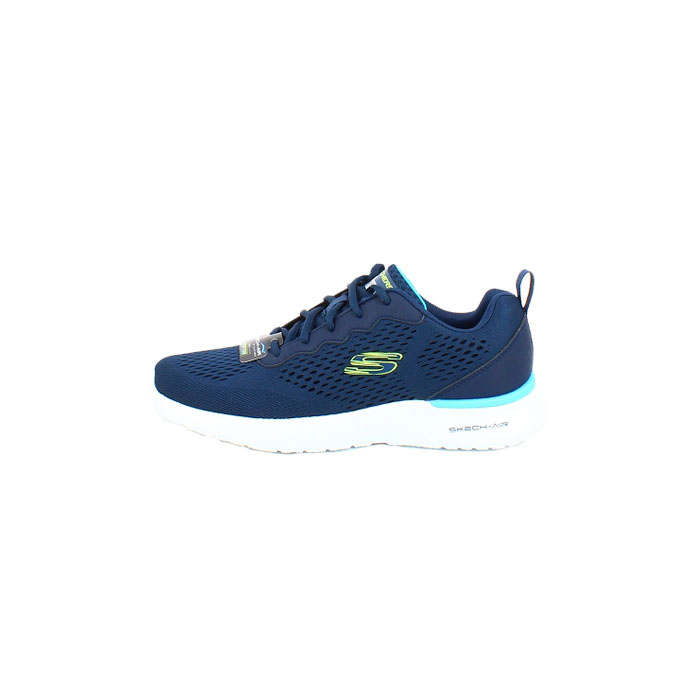 Skechers basket 232291 multi matiere marine lacet