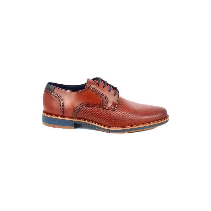 Lloyd lacet laredo cuir lisse cognac lacet