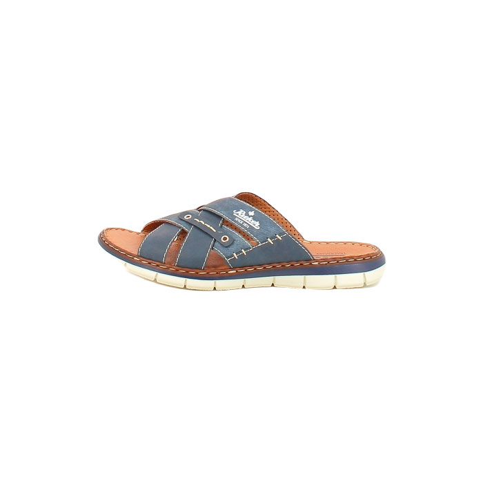 Rieker sandale 25199.14 toile bleu