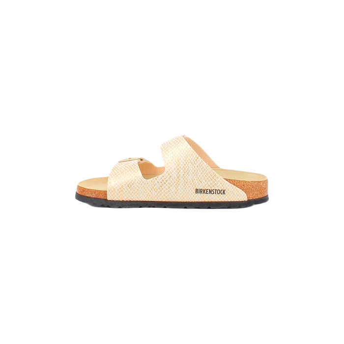 Birkenstock sandale arizona cuir lisse or boucle1483001_3