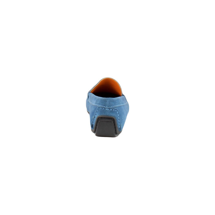 Latelier tropezien mocassin martin cuir velours bleu1483502_4