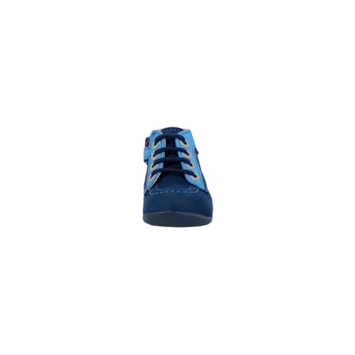 Kickers debout bonzip2 nubuck marine lacet zip1498802_2