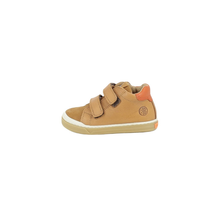 Babybotte romagnoli premier pas arman cuir lisse cognac scratch