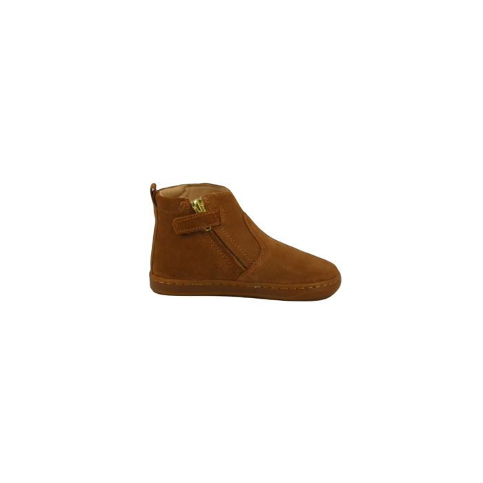 Shoo pom premier pas bouba niglo cuir velours camel zip1502001_3