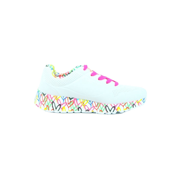 Skechers fille 314976l multi matiere blanc lacet1507201_3