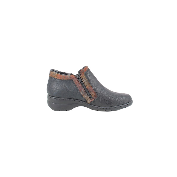 Rieker bottine l4382.00 cuir lisse noir zip1511801_3