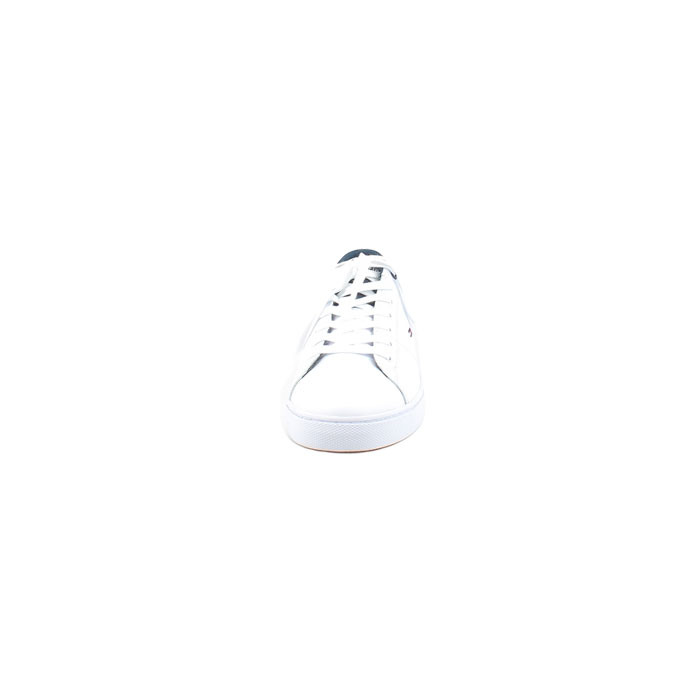 Tommy hilfiger basket fm03739 cuir lisse blanc lacet1524401_2