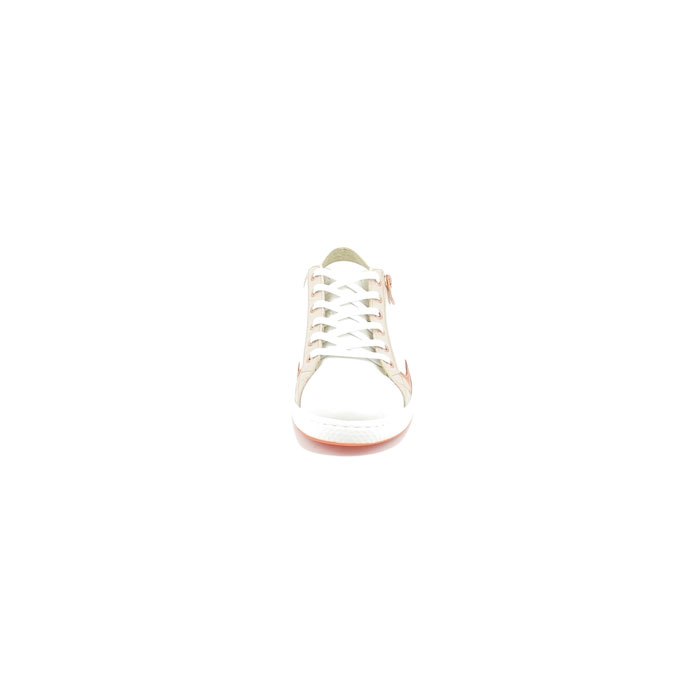 Pataugas basket jester mix cuir lisse blanc lacet zip1547402_2