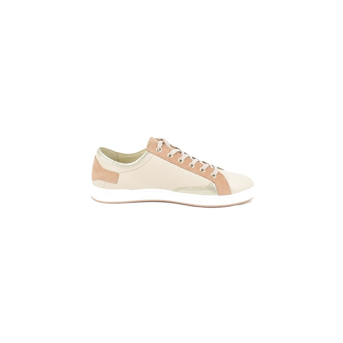 Pataugas basket jester mix cuir lisse nude lacet zip1547403_3