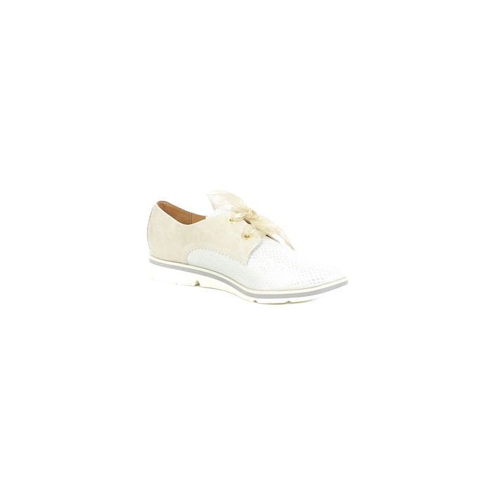 Fugitive derbies mocassins hindi cuir lisse blanc lacet1547701_2