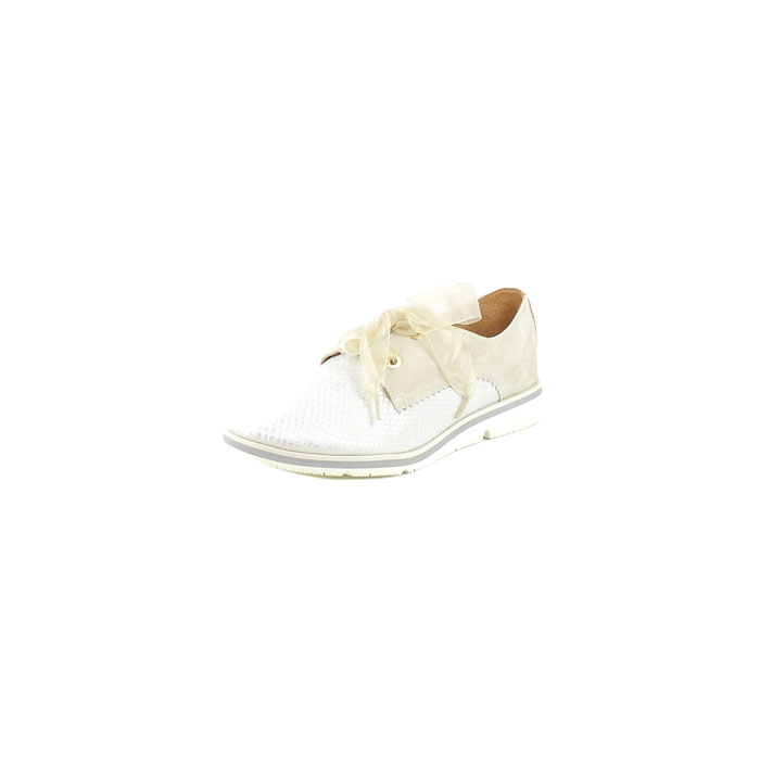 Fugitive derbies mocassins hindi cuir lisse blanc lacet1547701_3