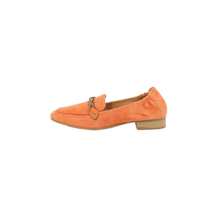 Mamzelle derbies mocassins zanga cuir velours rouille