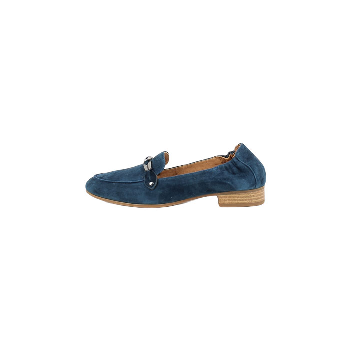 Mamzelle derbies mocassins zanga velours marine