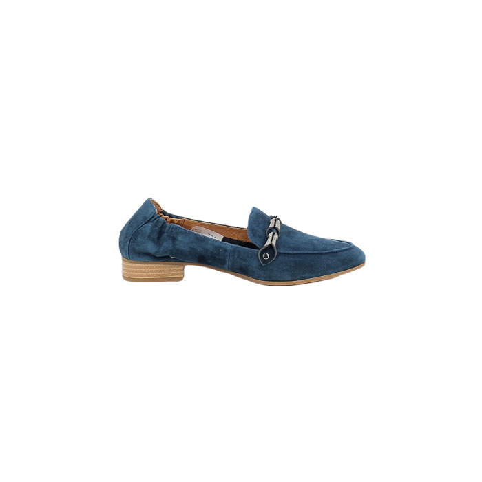 Mamzelle derbies mocassins zanga cuir velours marine1548002_3